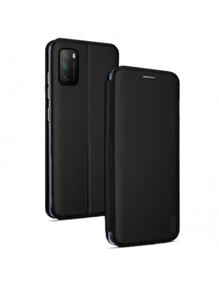 Funda libro soporte Xiaomi Redmi 9T / Pocophone M3 Elegance negra