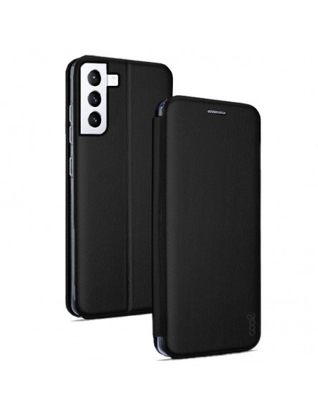 Funda libro soporte Samsung G990 Galaxy S21 Elegance negra