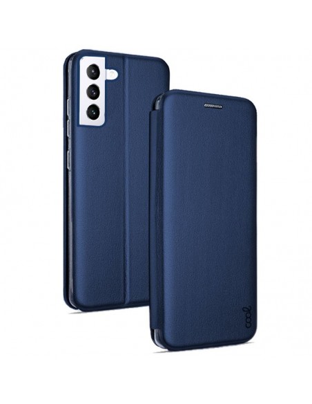 Funda libro soporte Samsung G996 Galaxy S21 Plus Elegance azul marino