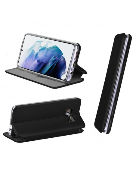 Funda libro soporte Samsung G996 Galaxy S21 Plus Elegance negra