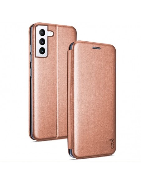 Funda libro soporte Samsung G996 Galaxy S21 Plus Elegance oro rosa