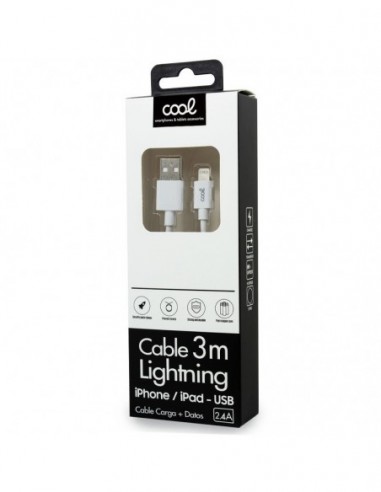 Cable USB compatible COOL lightning...