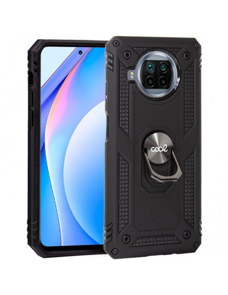 Carcasa reforzada cama TPU Xiaomi Mi 10T Lite anilla negra