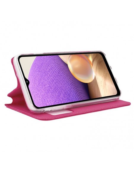 Funda libro soporte TPU Samsung A326 Galaxy A32 5G rosa