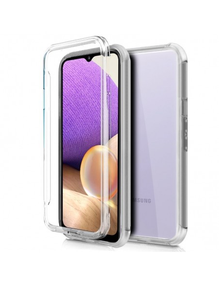 Funda gel TPU 3D Samsung A326 Galaxy A32 5G transparente (Frontal + trasera)