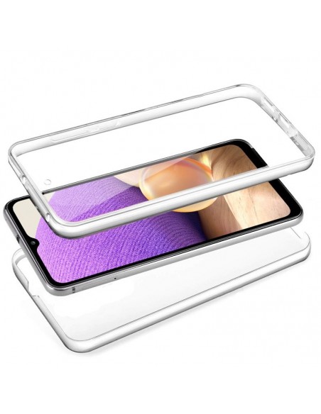 Funda gel TPU 3D Samsung A326 Galaxy A32 5G transparente (Frontal + trasera)