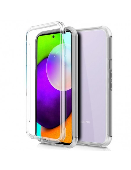 Funda gel TPU 3D Samsung A525 Galaxy A52 / A52 5G transparente (Frontal + trasera)