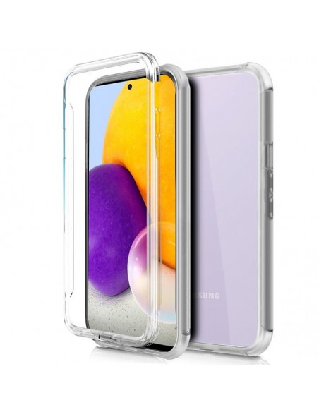 Funda gel TPU 3D para Samsung A725 Galaxy A72 transparente (Frontal + trasera)