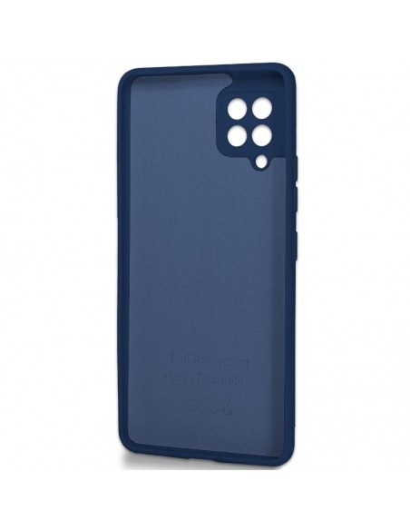 Carcasa TPU cama tela Samsung A426 Galaxy A42 5G azul marino