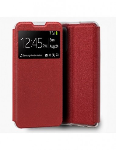 Funda libro soporte TPU Xiaomi Redmi Note 10 / Note 10S roja