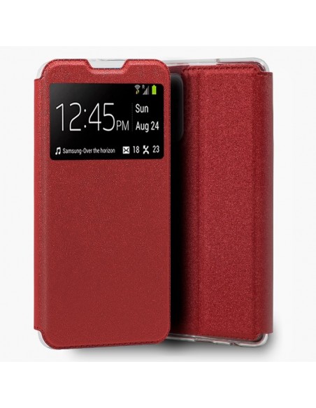 Funda libro soporte TPU Xiaomi Redmi Note 10 / Note 10S roja