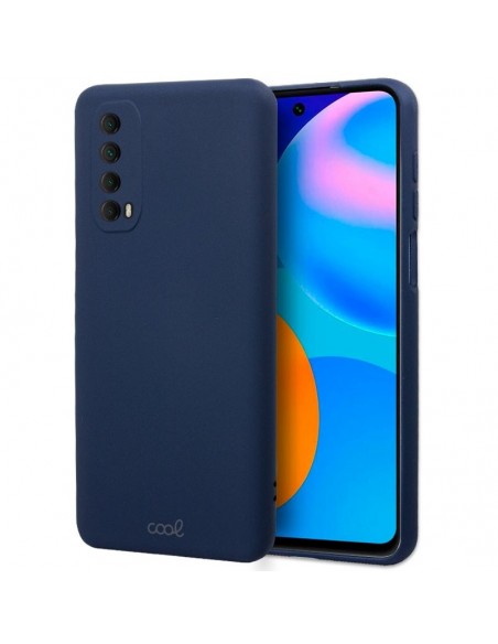 Carcasa TPU cama tela Huawei P Smart 2021 azul marino