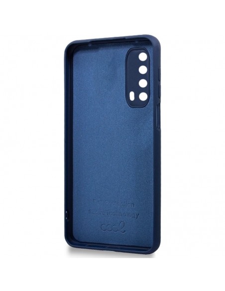 Carcasa TPU cama tela Huawei P Smart 2021 azul marino