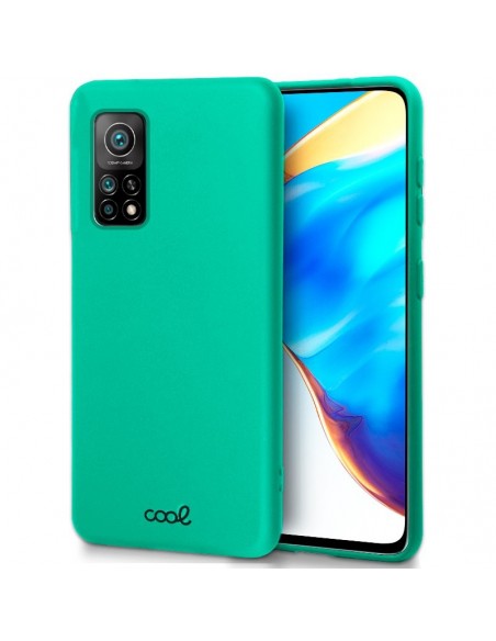 Carcasa TPU cama tela Xiaomi Mi 10T / Mi 10T Pro verde menta