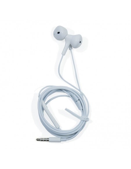 Auriculares 3,5 mm COOL Bora estéreo con micro blancos