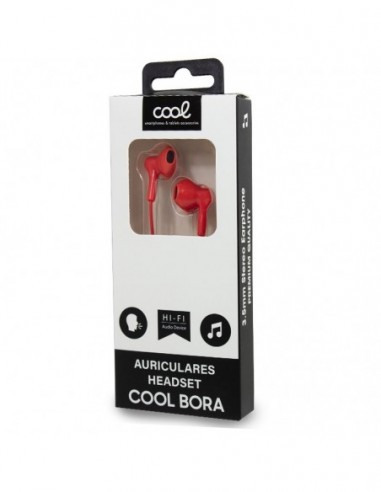 Auriculares 3,5 mm COOL Bora estéreo...