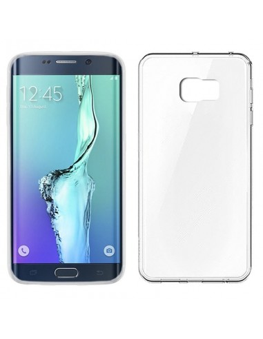Carcasa borde TPU Samsung G928F Galaxy S6 Edge Plus transparente