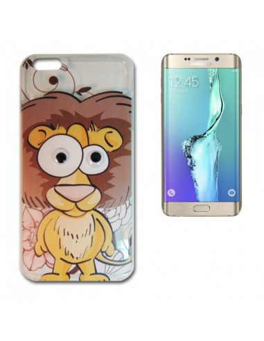 Carcasa TPU 3D Samsung G928f Galaxy S6 Edge Plus diseño Ojos León