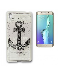 Carcasa TPU transparente 3D Samsung G928f Galaxy S6 Edge Plus diseño Ancla