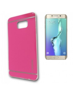Carcasa TPU brillo Samsung G928f Galaxy S6 Edge Plus Motomo rosa
