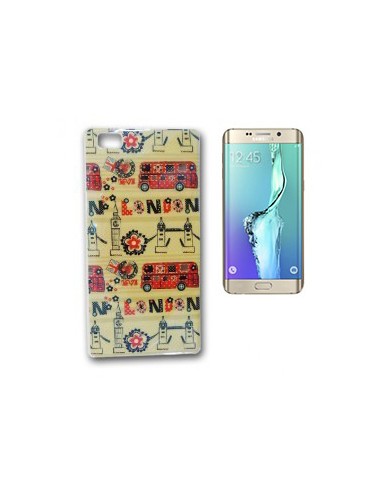 Carcasa TPU Samsung G928 Galaxy S6 Edge Plus diseño 3D Bus