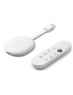 Miracast Google ChromeCast 4K + Google TV blanco