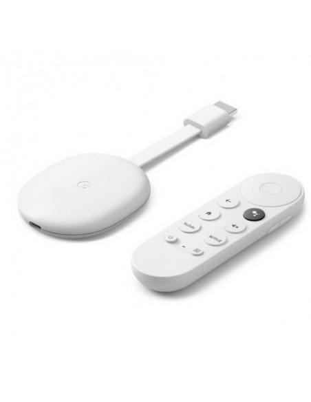 Miracast Google ChromeCast 4K + Google TV blanco