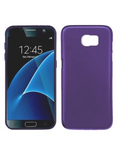 Funda TPU mate Samsung G930 Galaxy S7 morada