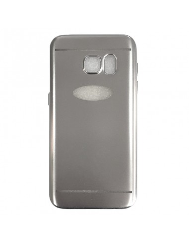 Carcasa TPU metalizado Samsung Galaxy S7 G930 plateada