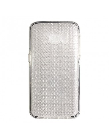 Carcasa TPU diamante transparente Samsung Galaxy S7 G930F borde gris