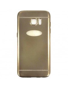 Carcasa TPU metalizado Samsung Galaxy S7 Edge G935F dorada