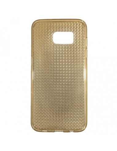 Funda TPU diamante Samsung Galaxy S7 Edge G935F dorada