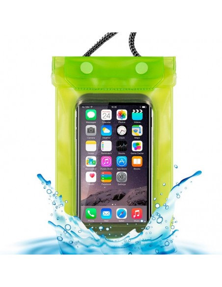 Funda universal saco Waterproof (5 - 6 pulgadas) verde