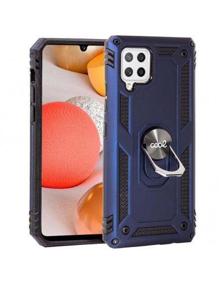 Carcasa reforzada cama TPU Samsung A426 Galaxy A42 5G anilla azul