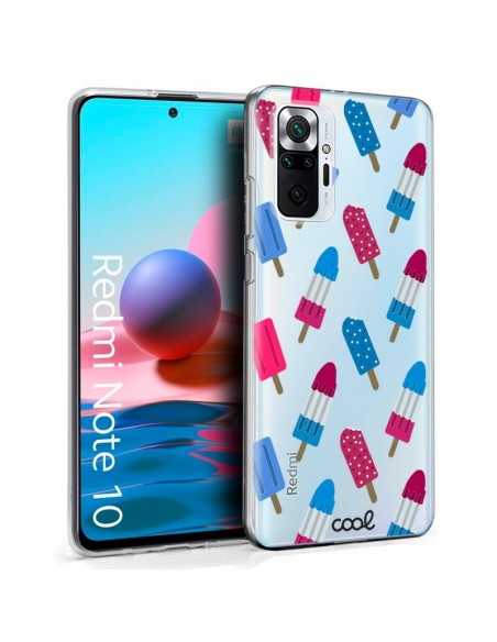 Carcasa TPU transparente Redmi Note 10 / Note 10s / Poco M5s diseño Helados