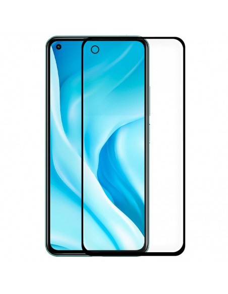 Protector pantalla vidrio templado Xiaomi Mi 11 Lite / Mi 11 Lite 5G negro (Pegado total 3D)