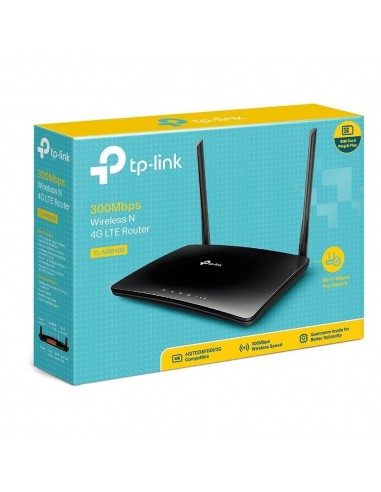 Router MiFi 4G LTE TP-Link TL-MR6400 N300 negro
