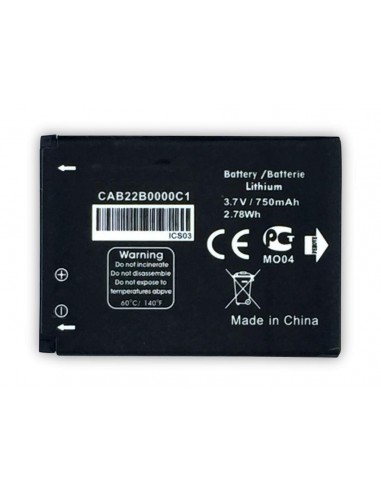 Batería original Alcatel One Touch 1010 / 1040 / 2012 / 2051 750 mAh suelta (bulk)