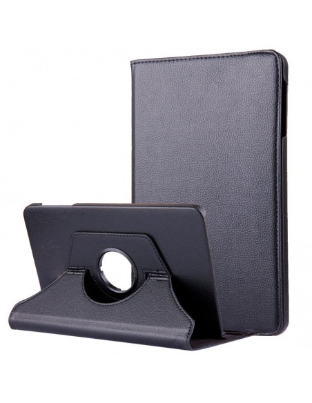 Funda soporte giratorio Samsung Galaxy Tab A7 10,4 pulgadas (T500-T505) polipiel negra