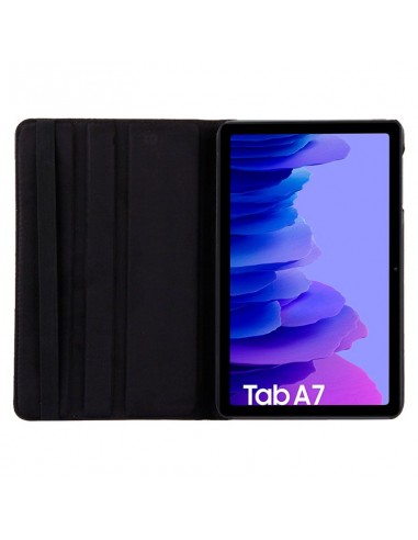 Funda soporte giratorio Samsung Galaxy Tab A7 10,4 pulgadas (T500-T505) polipiel negra