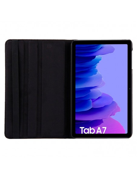 Funda soporte giratorio Samsung Galaxy Tab A7 10,4 pulgadas (T500-T505) polipiel negra