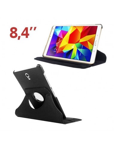 Funda soporte giratorio Samsung Galaxy Tab S 8,4 pulgadas (T700) polipiel negra