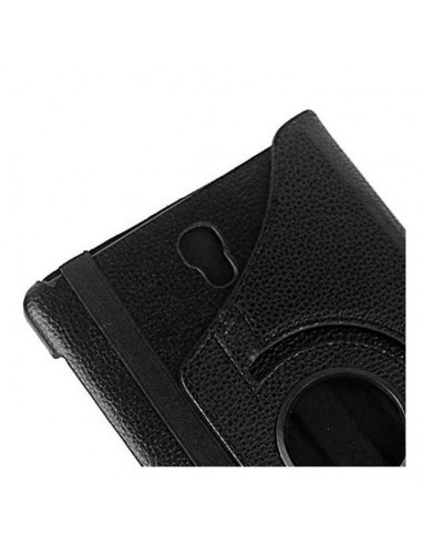 Funda soporte giratorio Samsung Galaxy Tab S 8,4 pulgadas (T700) polipiel negra