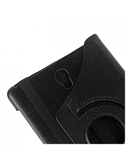 Funda soporte giratorio Samsung Galaxy Tab S 8,4 pulgadas (T700) polipiel negra