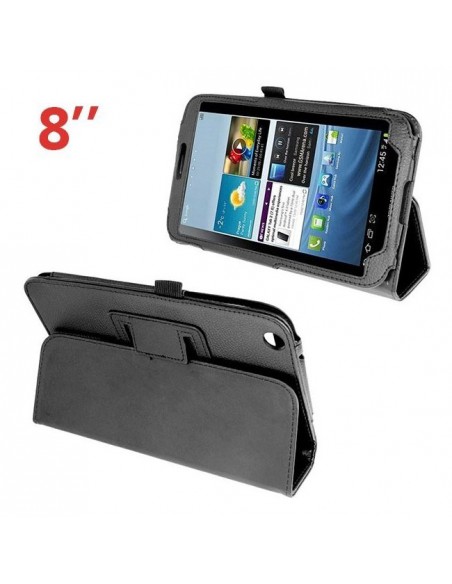 Funda soporte Samsung Galaxy Tab 3 8 pulgadas (T310-T3100) polipiel negra