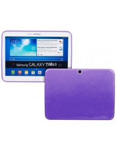Funda gel TPU Samsung Galaxy Tab 3 10,1 pulgadas (P5200-P5210-P5220) morada