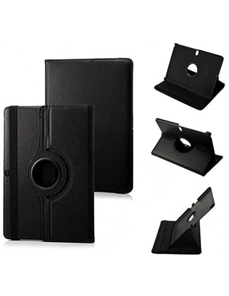 Funda soporte giratorio Samsung Galaxy Note Tab 2014 10,1 pulgadas (P600-P601-P605) negra