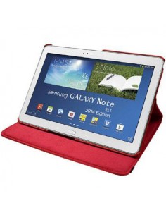 Funda soporte giratorio Samsung Galaxy Note Tab 2014 10,1 pulgadas (P600-P601-P605) roja