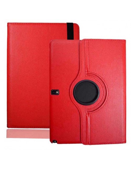 Funda soporte giratorio Samsung Galaxy Note Tab 2014 10,1 pulgadas (P600-P601-P605) roja