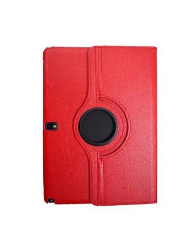 Funda soporte giratorio Samsung Galaxy Note Tab 2014 10,1 pulgadas (P600-P601-P605) roja